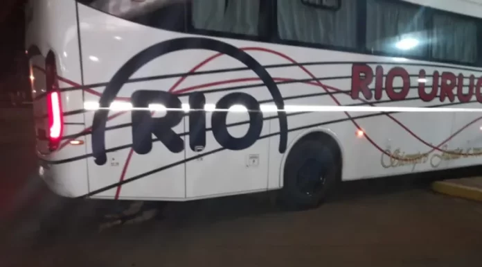 Escalofriante hallazgo: colectivo llegó a una terminal arrastrando un cadáver
